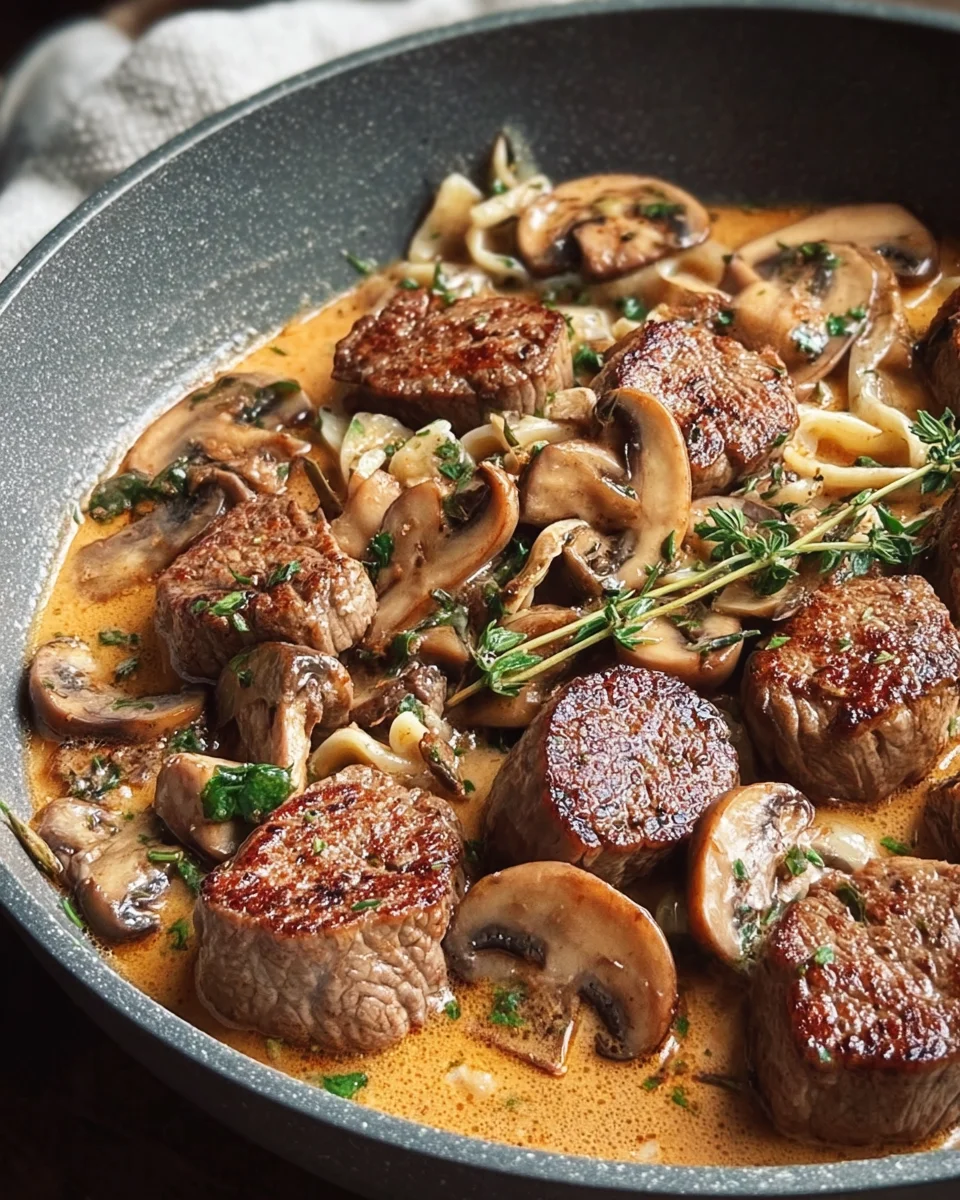 Rinderfilettopf mit Champignons: Saftig & Lecker genießen!