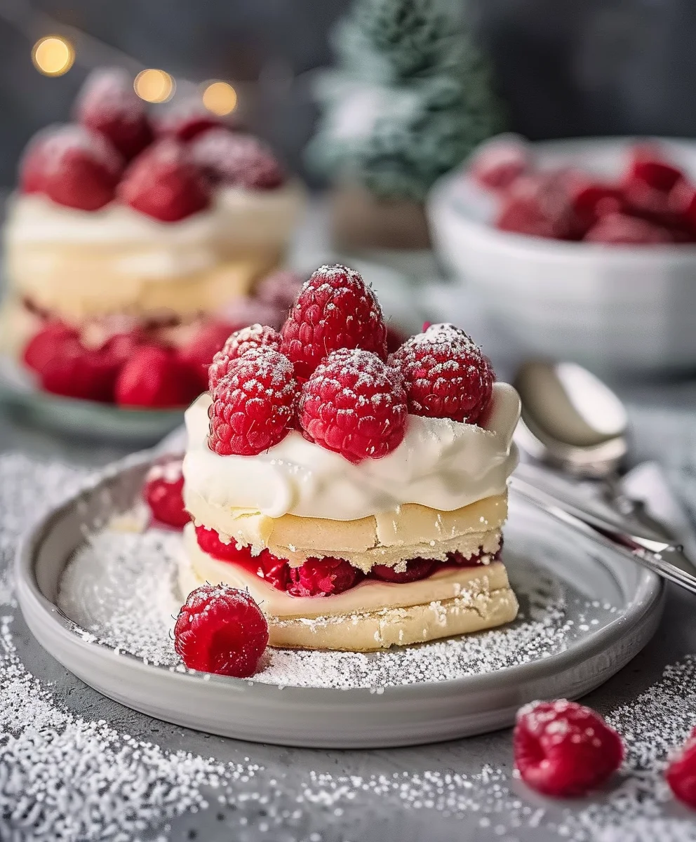 Süßes Vanillekipferl Dessert: Himnon-alcoholic Beeren-Genuss
