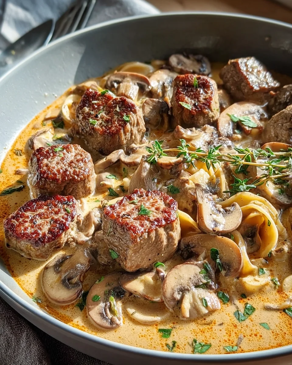 Rinderfilettopf mit Champignons: Saftig & Lecker genießen!