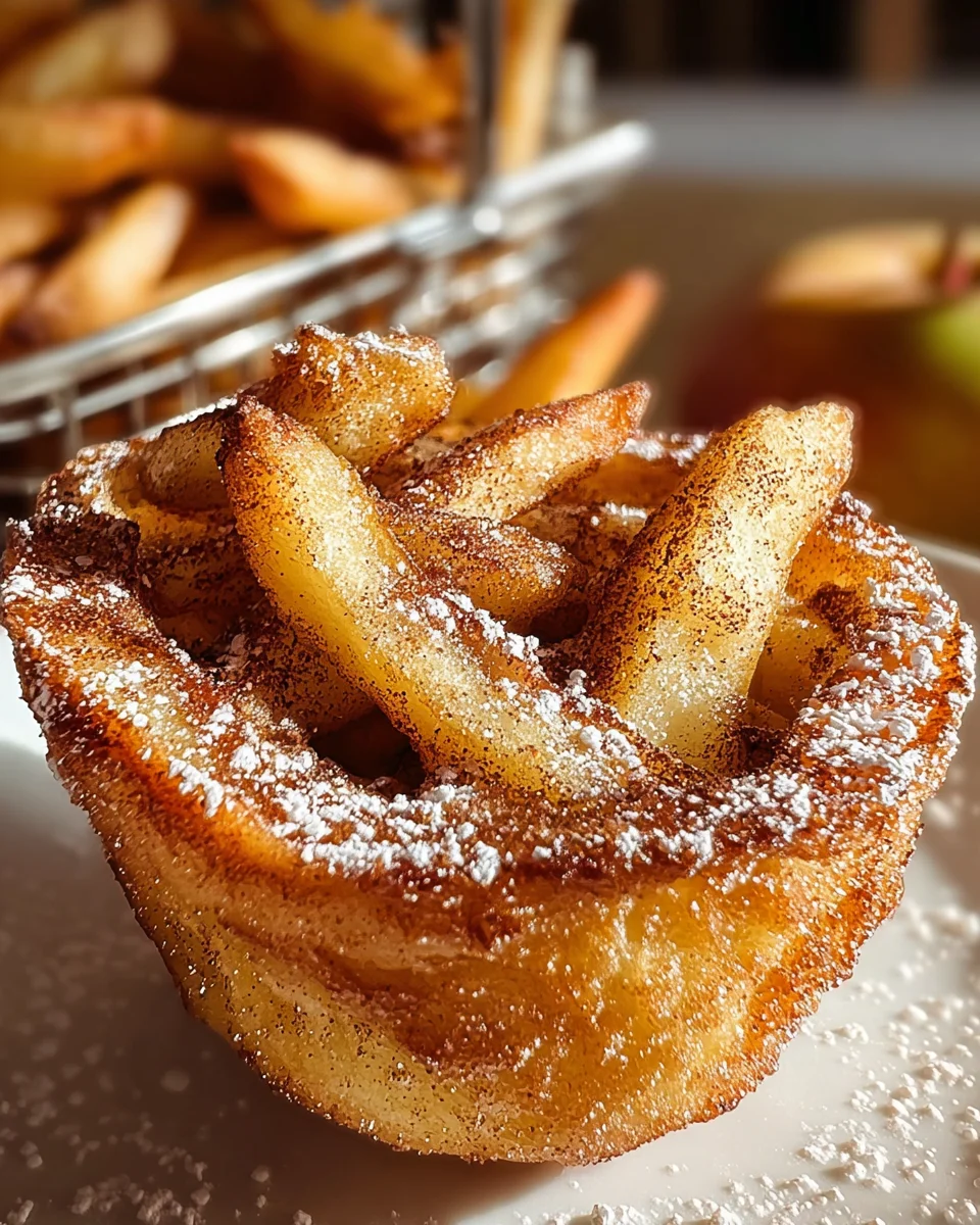 Air Fryer Apfelpommes: Knusprig-süßer Snack für Alle!