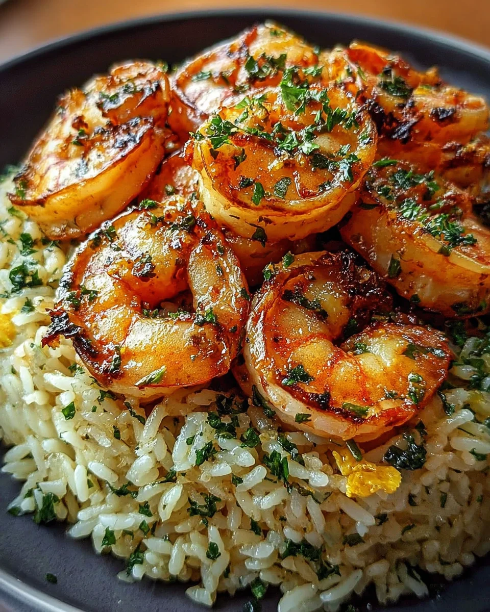 Garnelen Knoblauchbutter Reis: Einfaches Genießer-Rezept