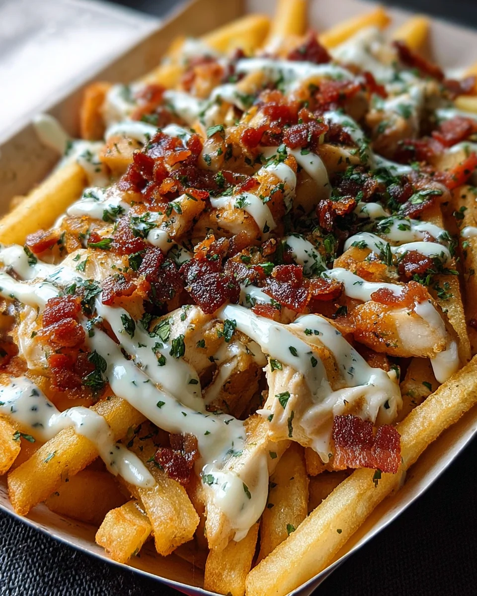 Chicken Beef Bacon Ranch Pommes: Unwiderstehlicher Genuss