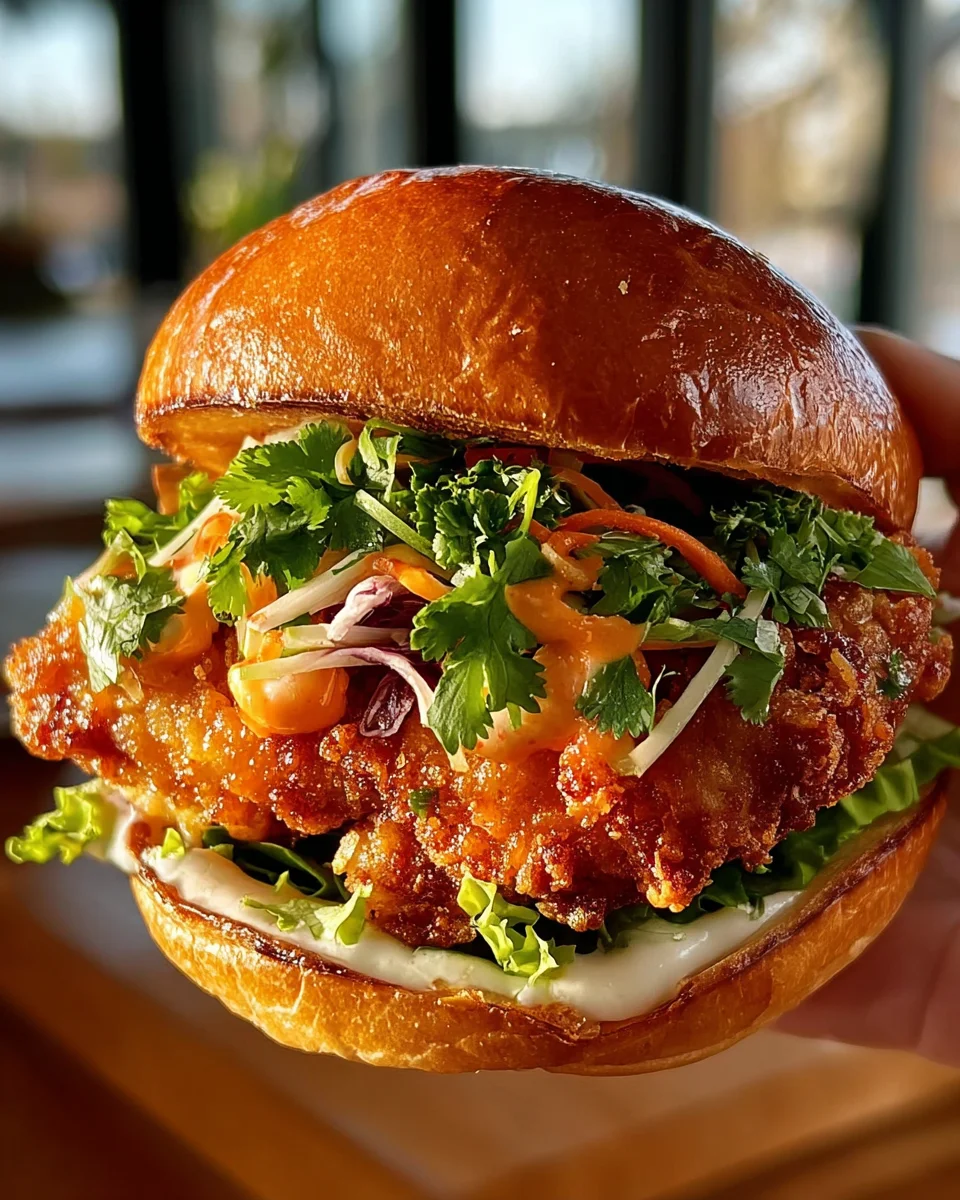 Knuspriges Thai Hähnchen Sandwich: Dein Lieblingsrezept!