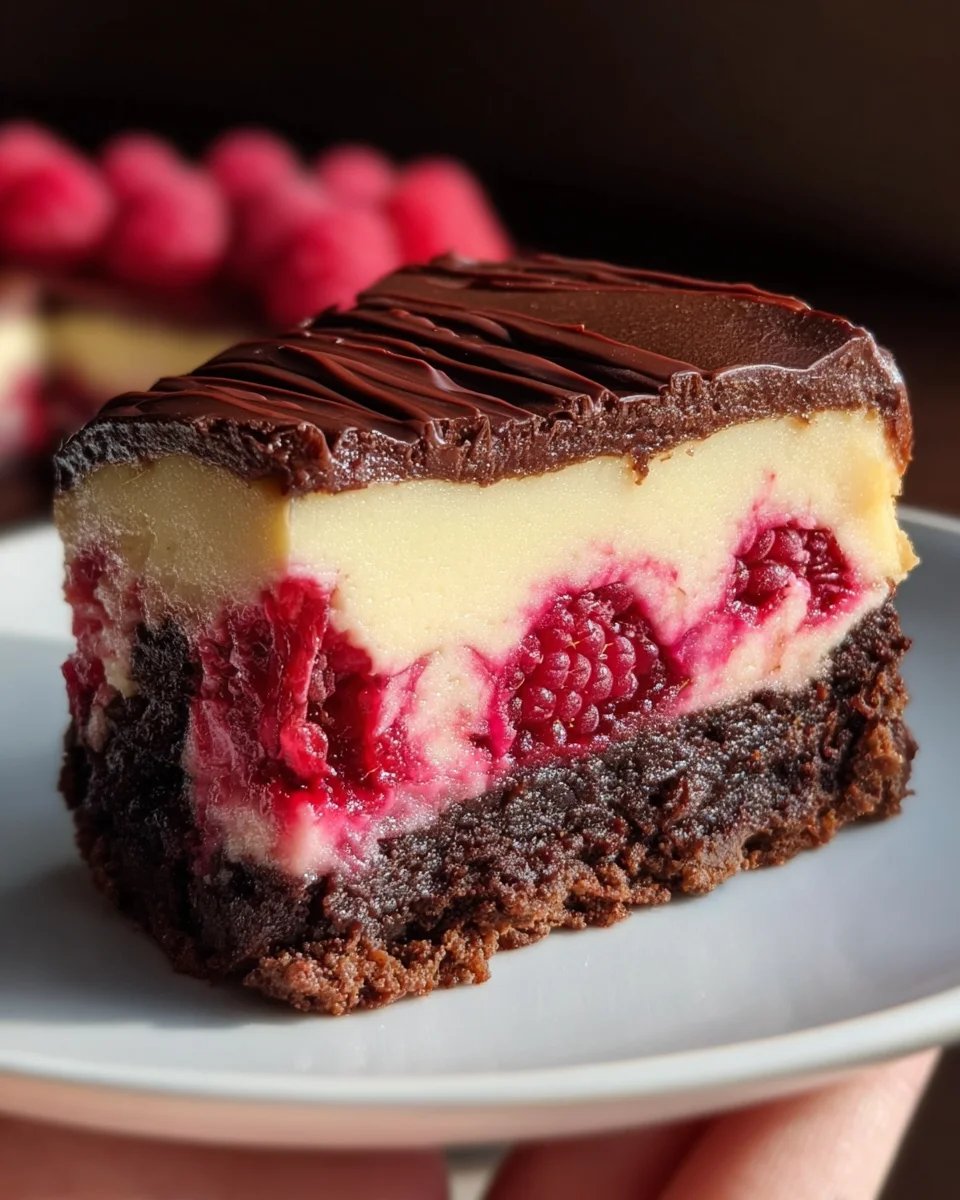 Himbeer Brownie Cheesecake – Genuss!