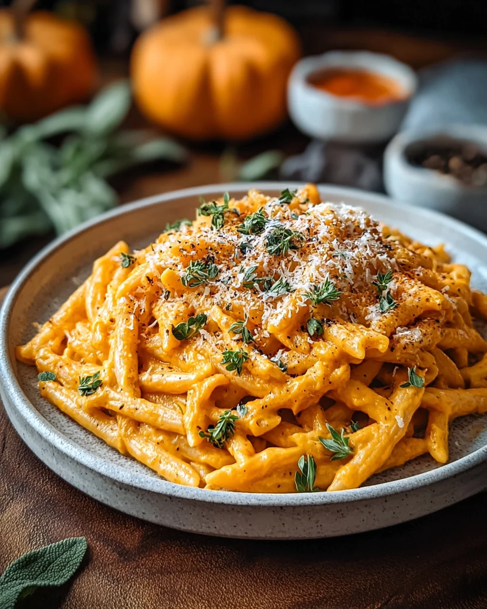 Cremige Kürbispasta: Schnell, einfach & super lecker!