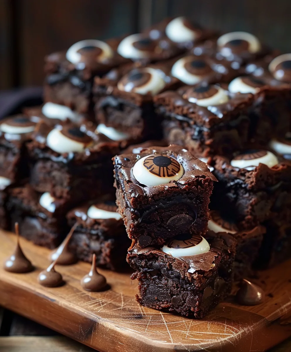 Monster Augen Brownies: Gruselig lecker & einfach gebacken!