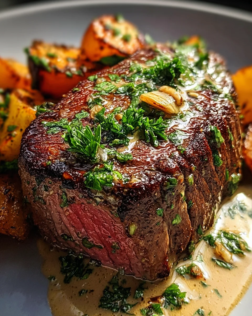 Rinderfilet mit Knoblauch Dijon Sahnesauce Geniessen