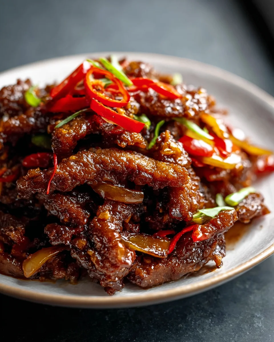 Crispy Chilli Beef Rezept – Besser als jeder Lieferservice!