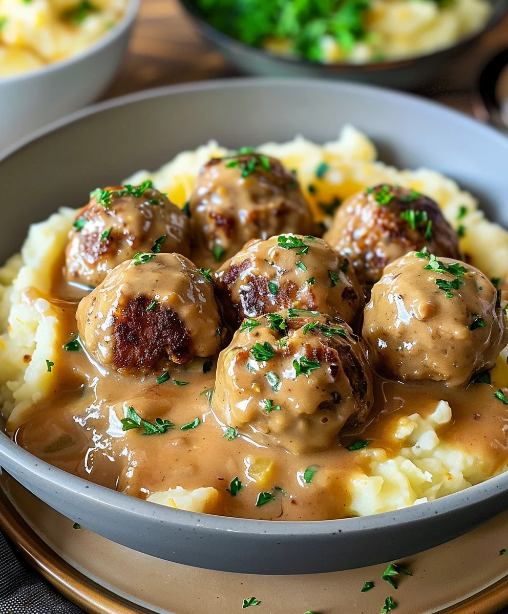 Cremige Hackbällchen mit Püree: Dein schnelles Lieblingsgericht