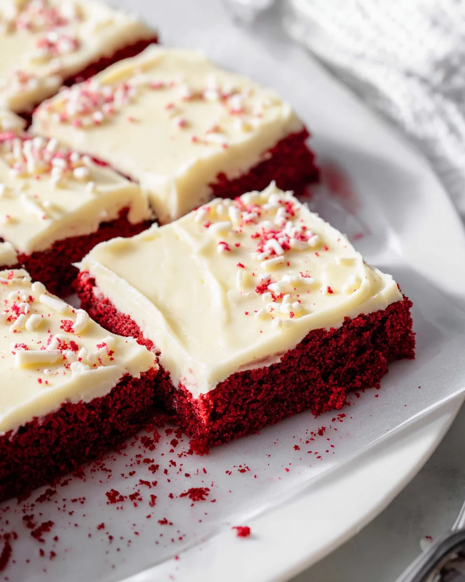 Himmlische Red Velvet Cookie Bars – Schnell & Lecker backen