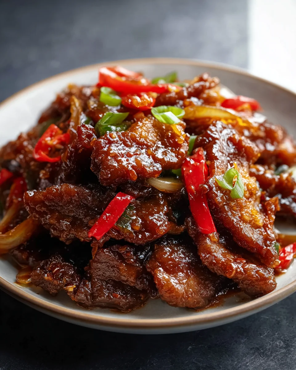 Crispy Chilli Beef Rezept – Besser als jeder Lieferservice!