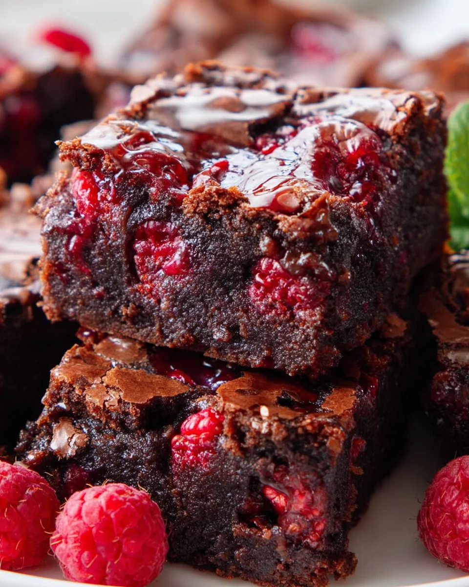 Unwiderstehliche Himbeer Brownies – Dein neues Lieblingsrezept!