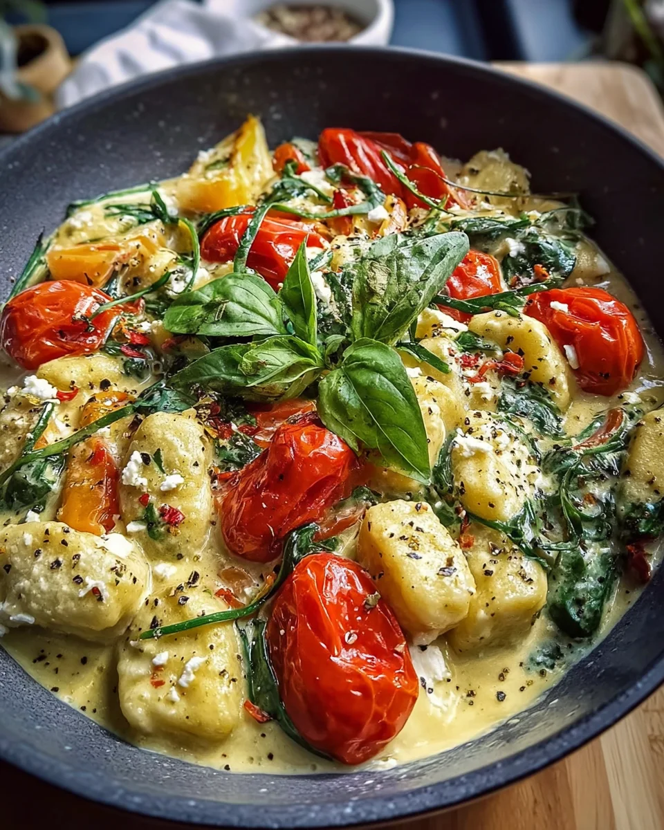 Spinat Schupfnudeln: Feta & Tomaten – Einfach Lecker!