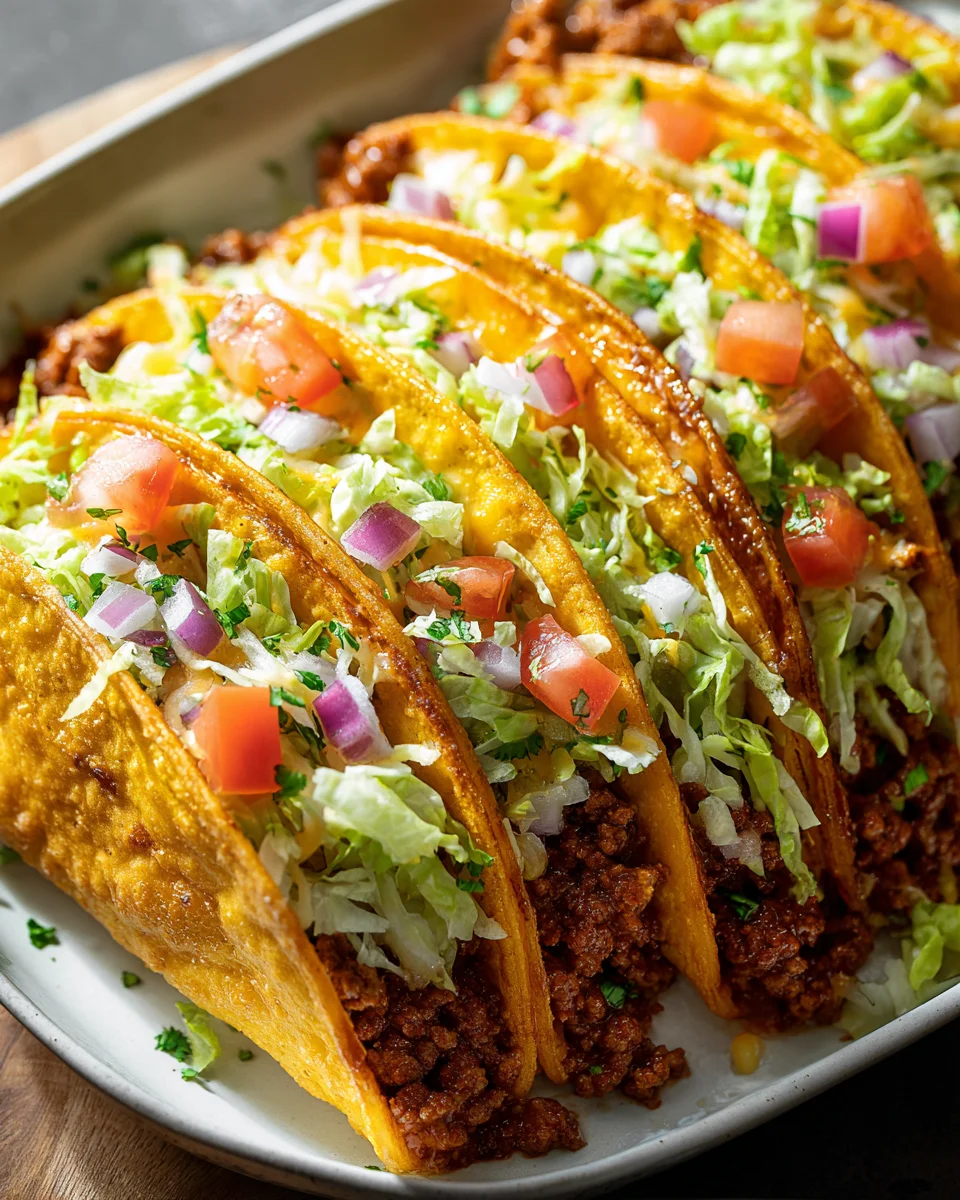 Knusprige Ofen-Tacos mit Käse: Einfach & unwiderstehlich lecker!