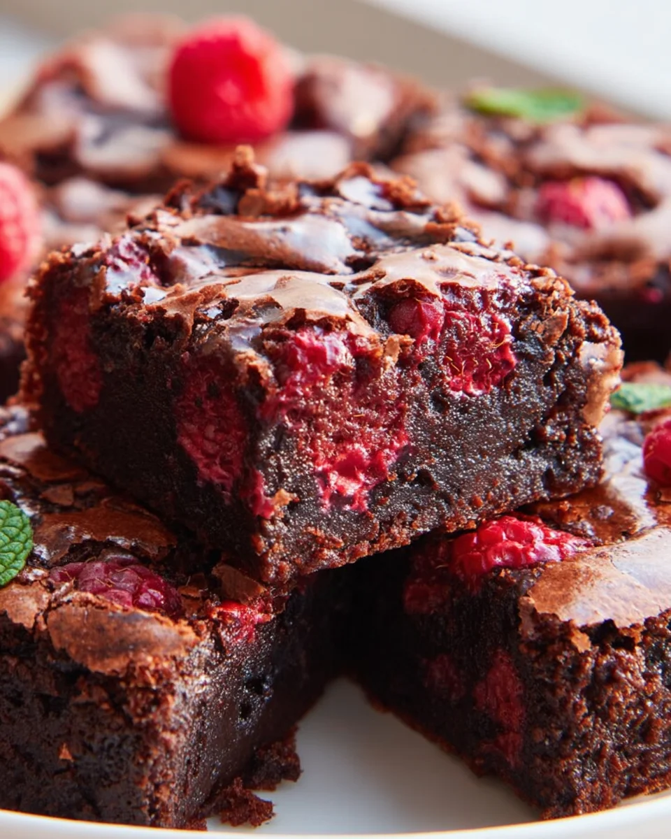 Unwiderstehliche Himbeer Brownies – Dein neues Lieblingsrezept!