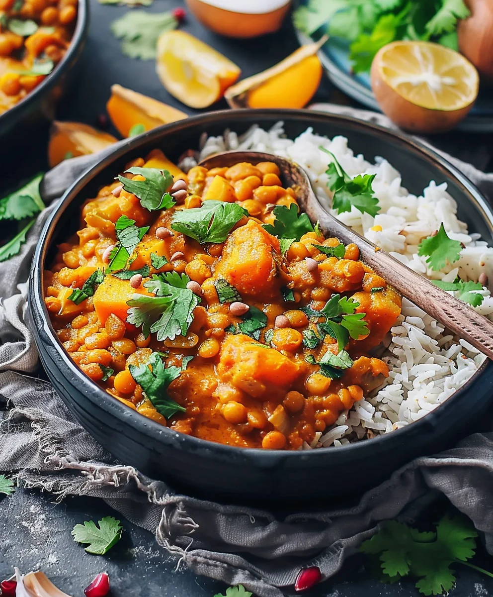 Kürbis Linsen Curry: Dein einfaches & gesundes Rezept