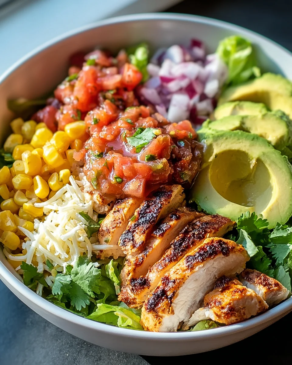 Aromatische Hähnchen Burrito Bowl: Einfach & Kalorienarm