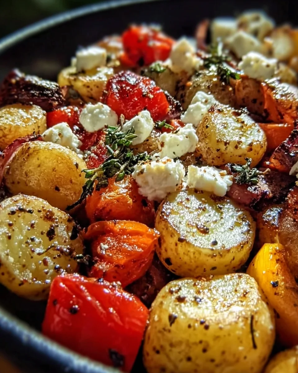 Knusprige Feta Kartoffeln Ofengemüse: Dein einfaches Traumrezept!