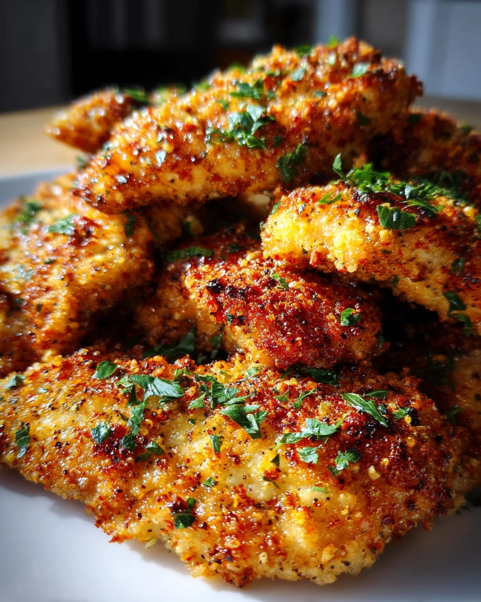 Knuspriges Blech Parmesan Knoblauch Hähnchen – einfach lecker!