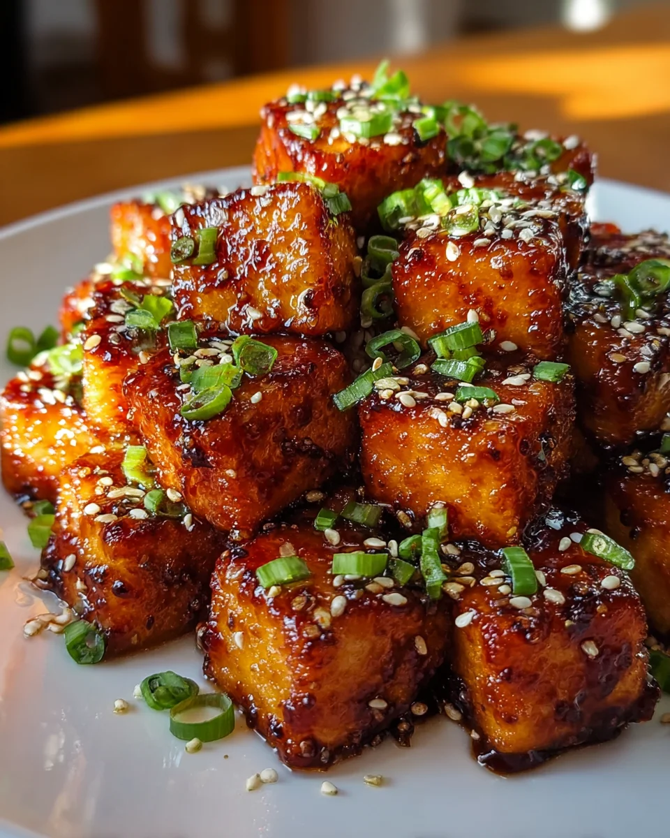 Knuspriger Honig-Knoblauch-Tofu – Dein einfaches Lieblingsrezept