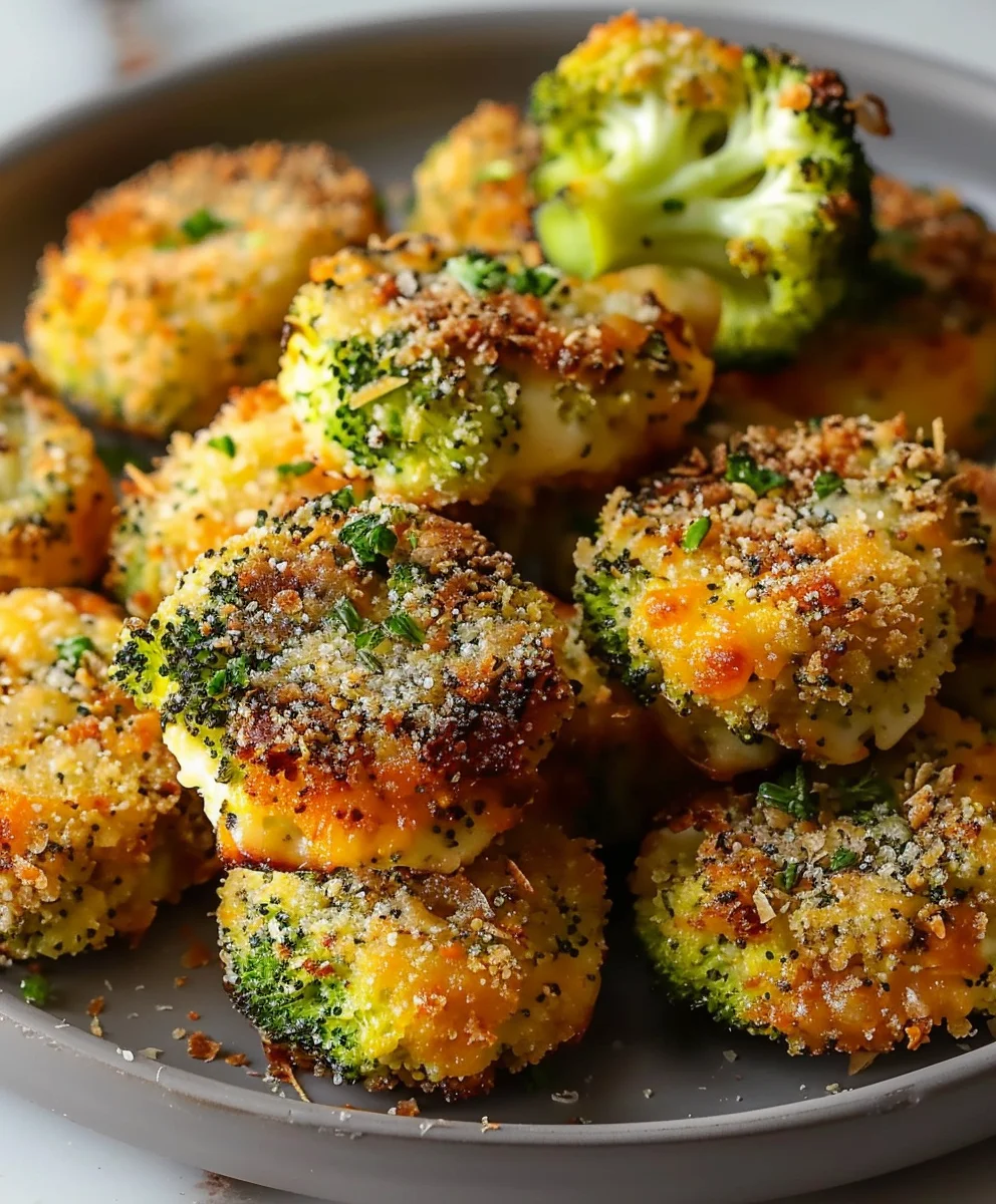 Knusprige Brokkoli Käse Nuggets