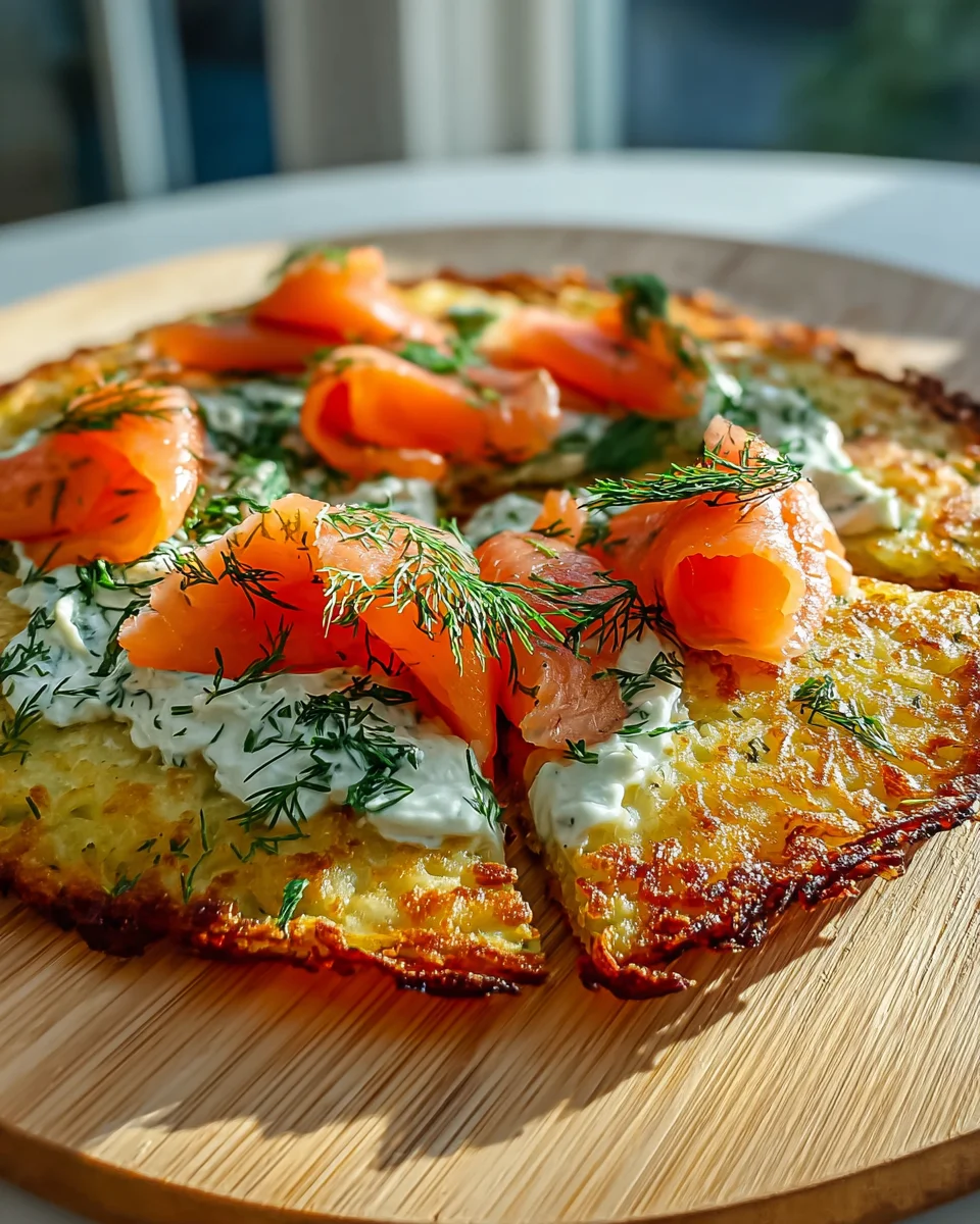 Rezept: Kartoffelpizza mit geräuchertem Lachs – Genuss pur!