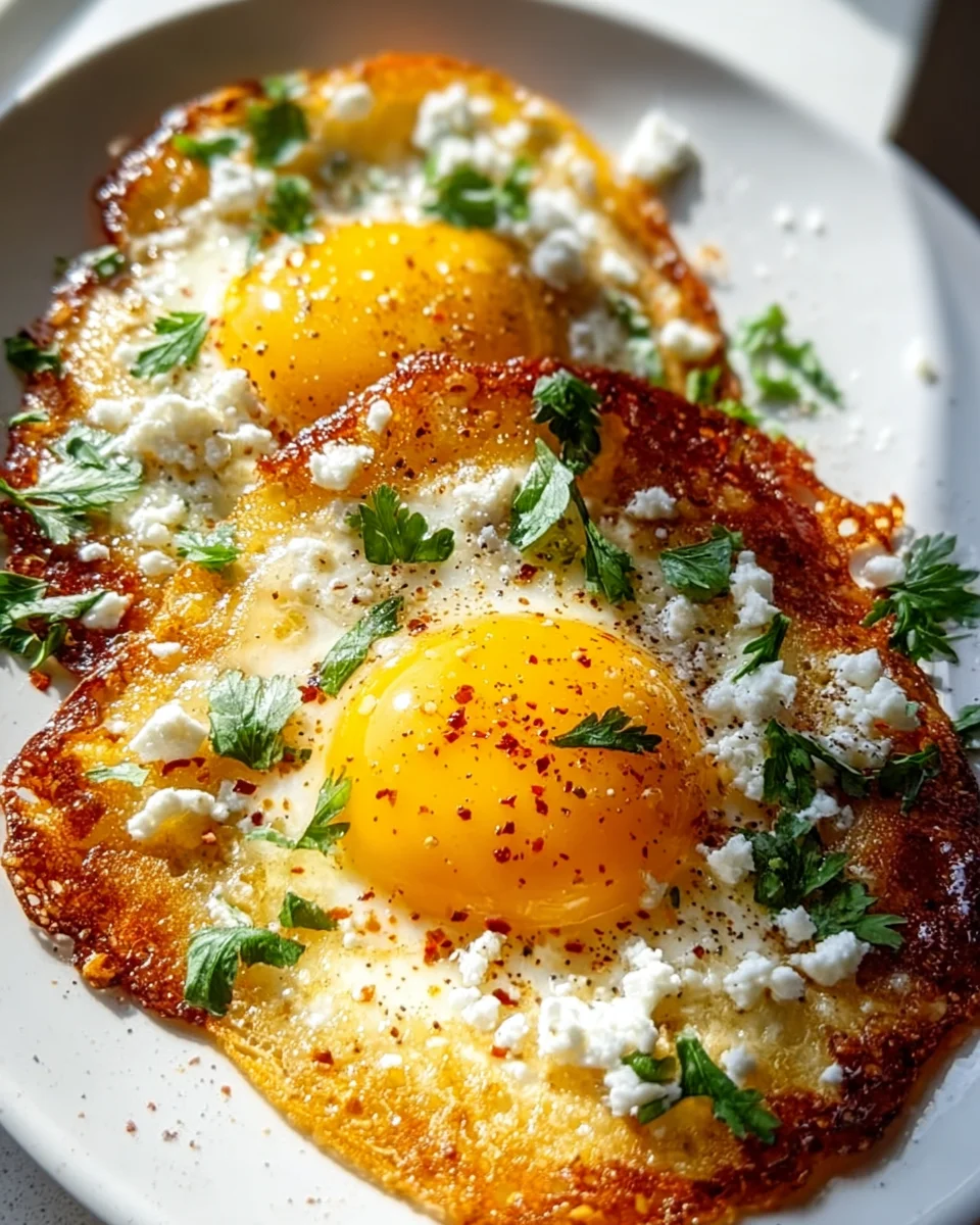 Knusprige Feta Spiegeleier Rezept – Schnell & Lecker