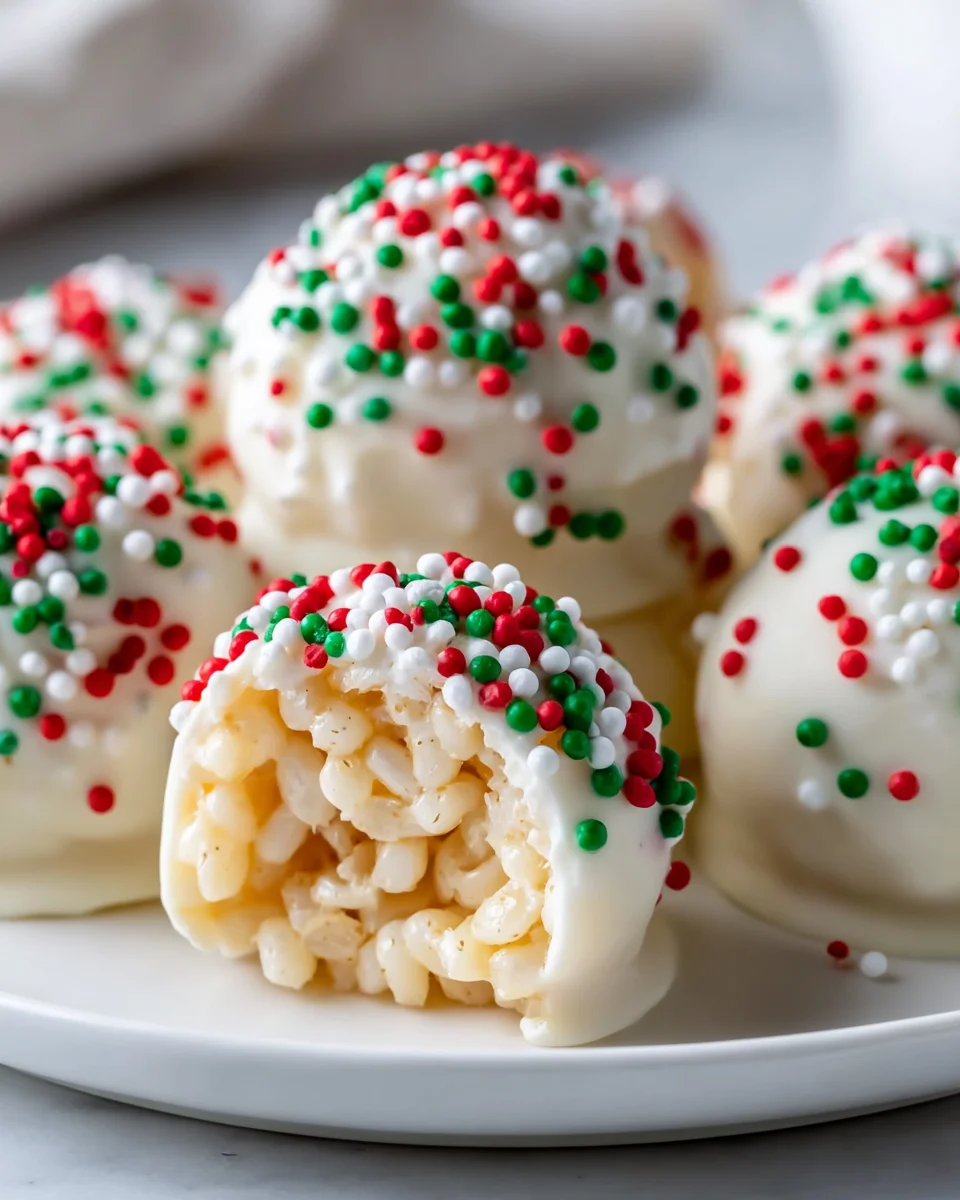 Leckere White Chocolate Rice Krispie Balls für jeden Anlass