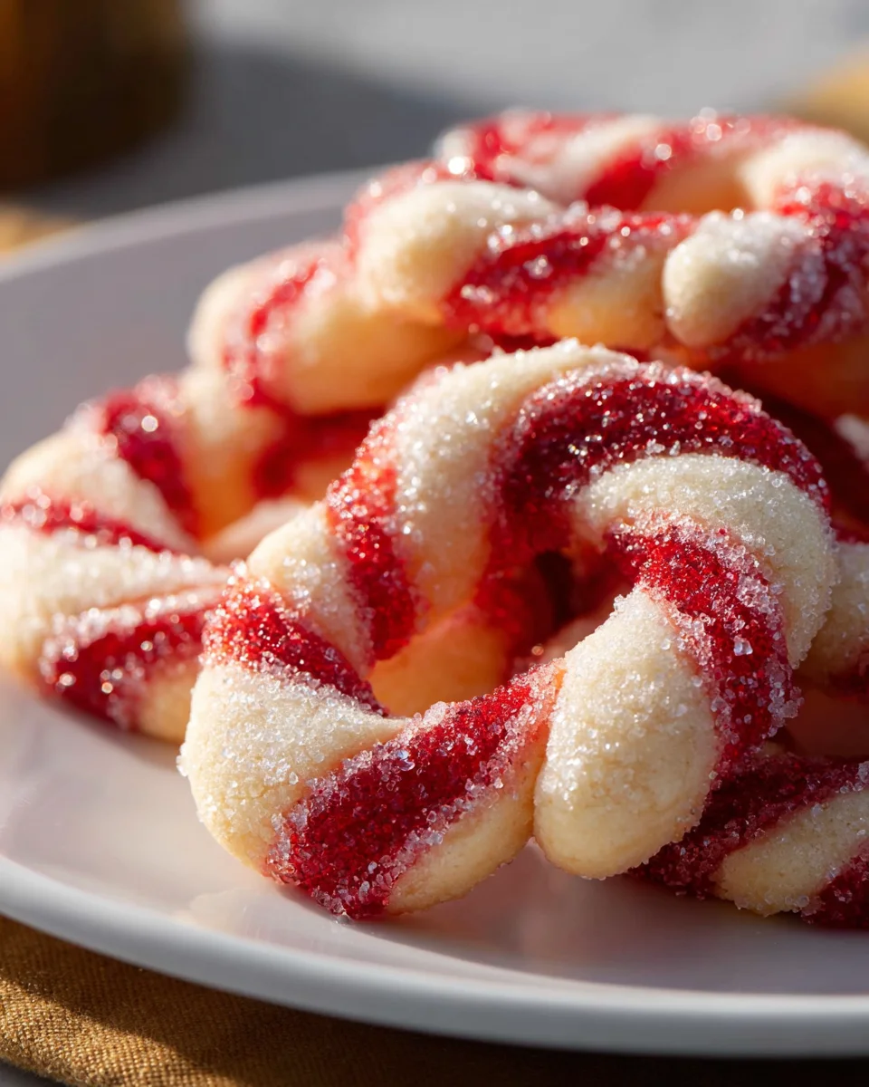 Festliche Zuckerstangen Kekse – Unwiderstehlich Zart genießen!