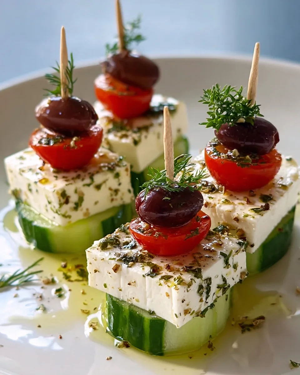 Feta Spiese mit Gurke: Frisches Rezept für jeden Anlass!