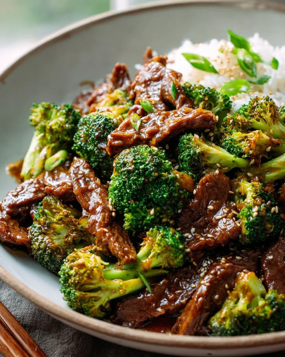 Chinesisches Rindfleisch mit Brokkoli