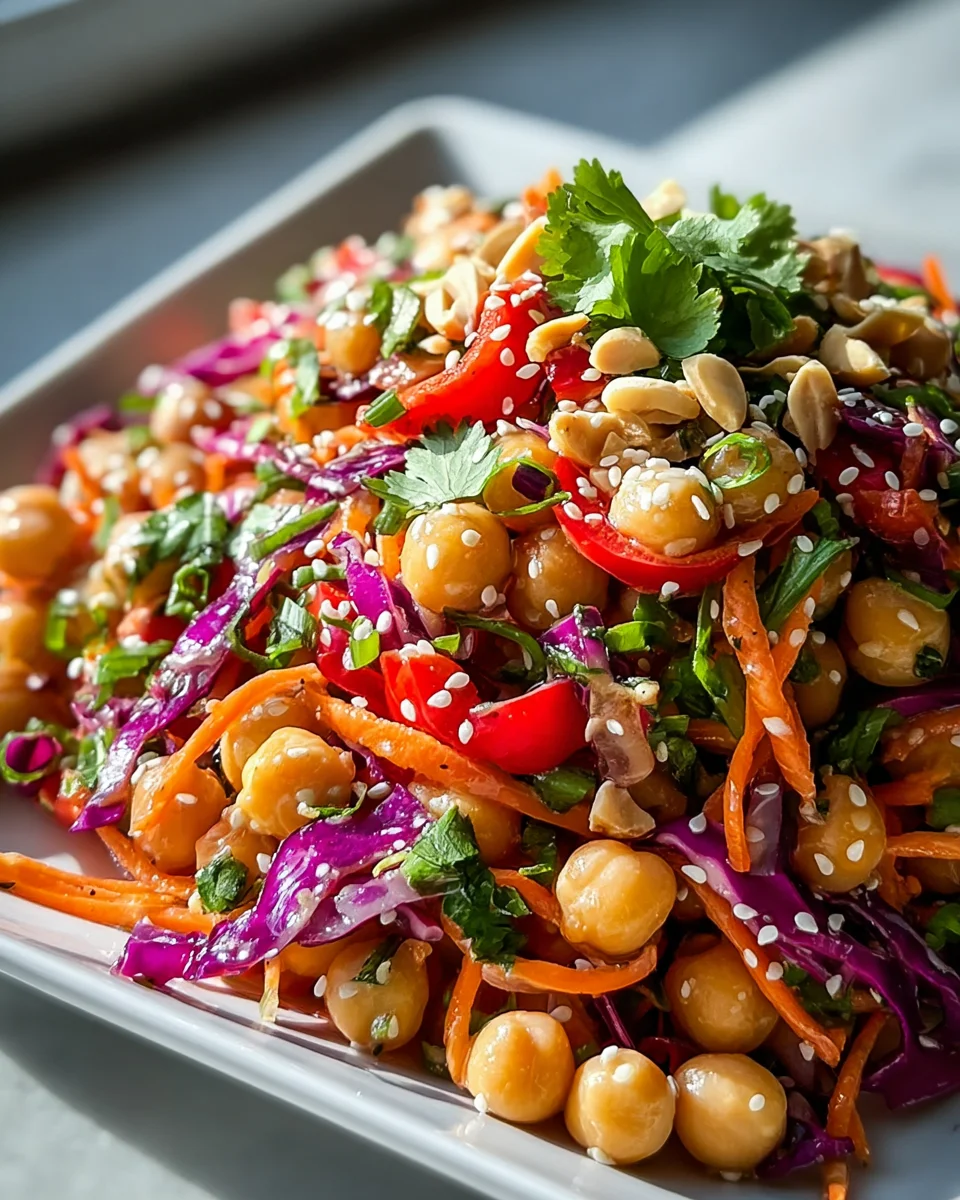 Crunchy Thai Chickpea Salad