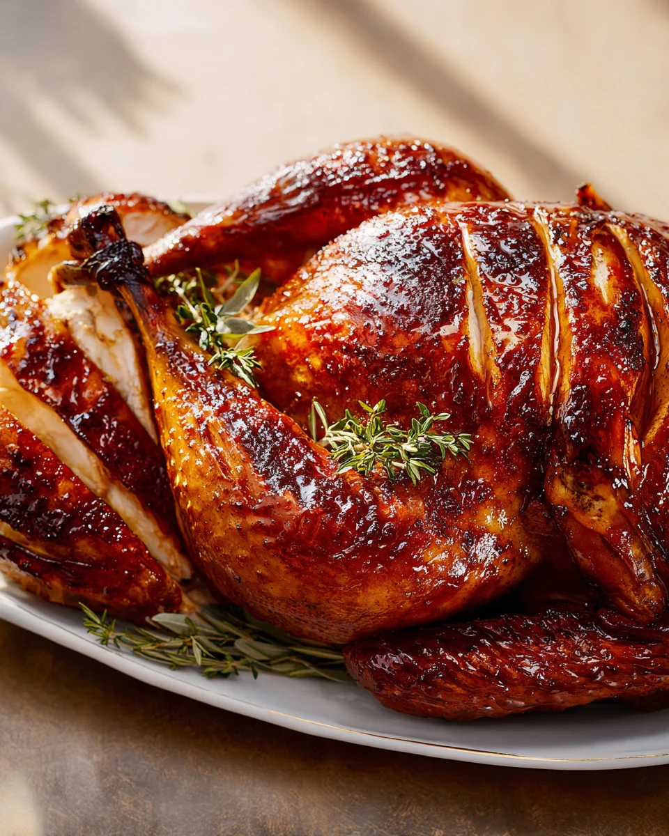 Perfekter Ahornbutter Glasierter Truthahn – einfach lecker!
