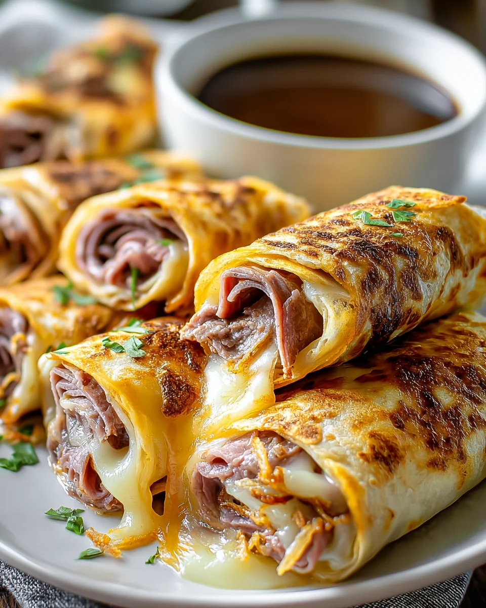 Die Besten French Dip Tortilla Rollups: Einfach & Lecker!