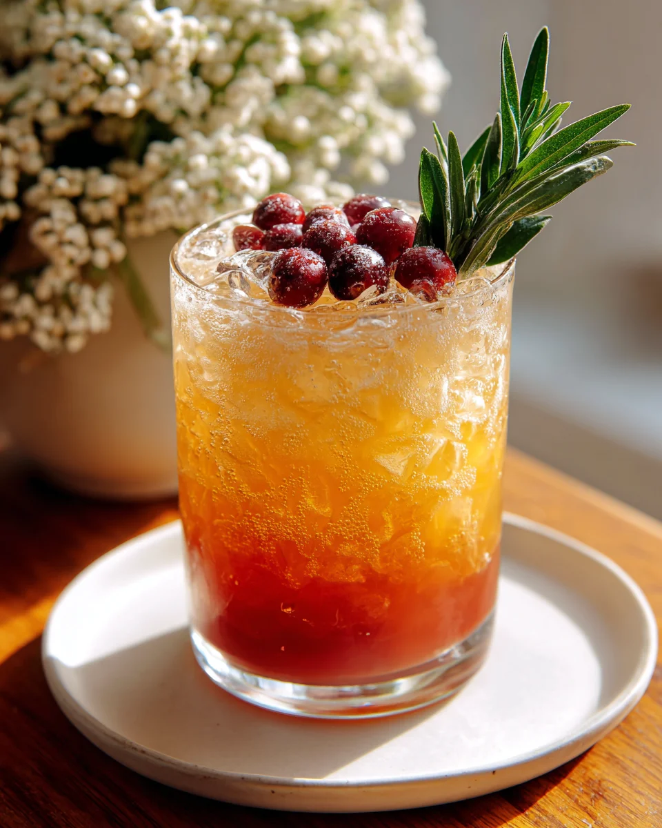 Köstliches Thanksgiving Mocktail Rezept für festliche Momente!