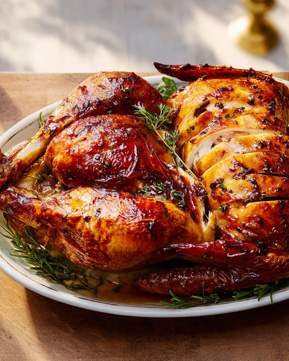 Perfekter Ahornbutter Glasierter Truthahn – einfach lecker!