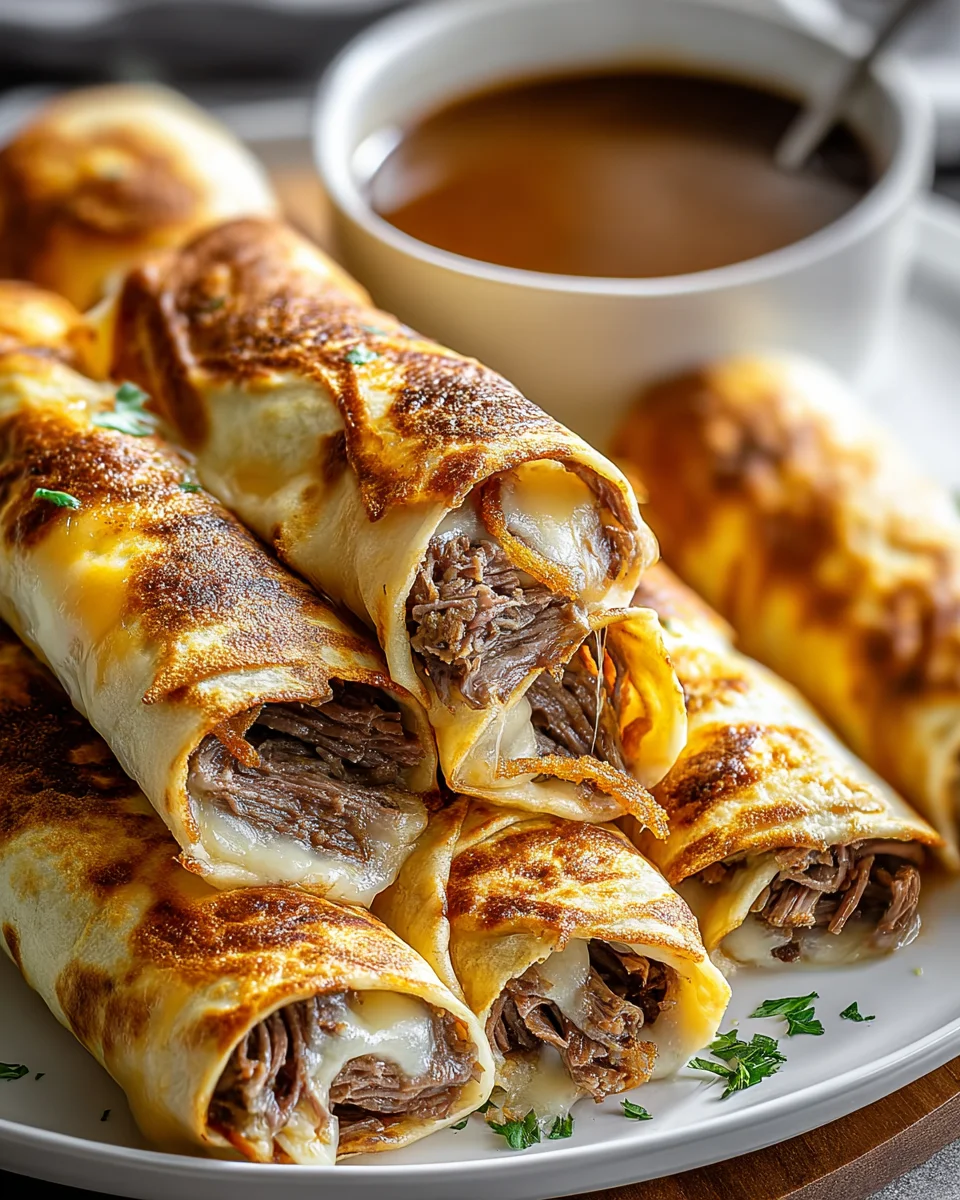 Die Besten French Dip Tortilla Rollups: Einfach & Lecker!