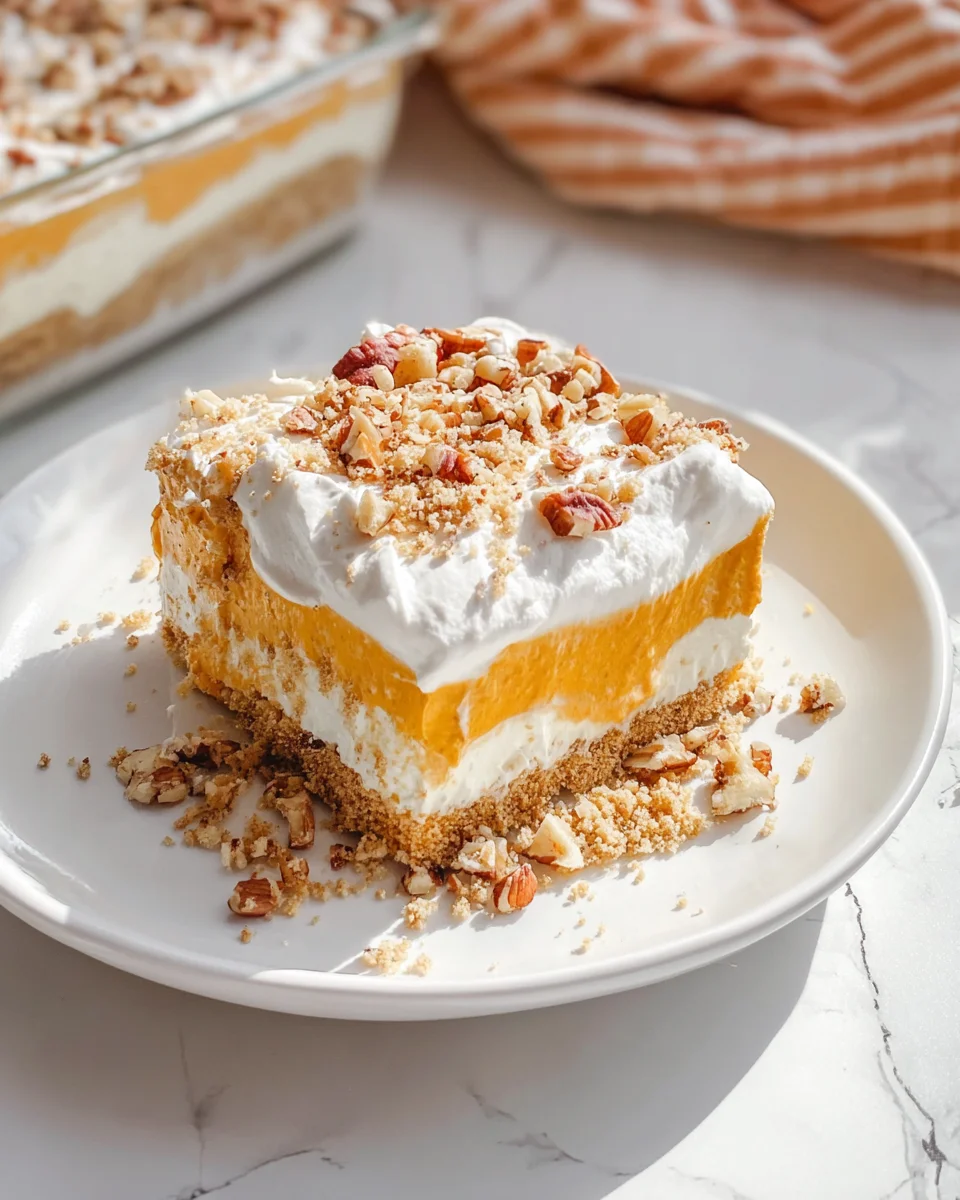 Cremiges Kürbis Lush Dessert: Dein Herbstlicher Traumgenuss!