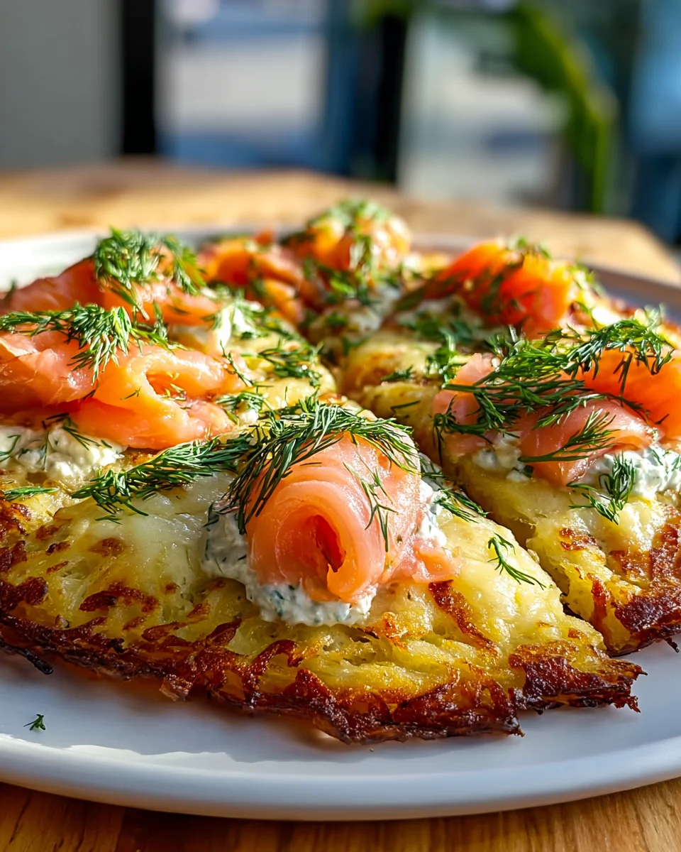 Rezept: Kartoffelpizza mit geräuchertem Lachs – Genuss pur!