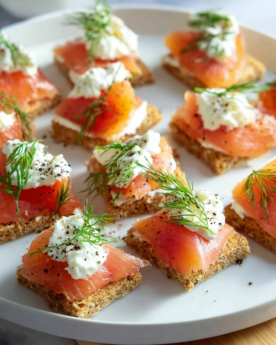 Verführerische Lachs Canapés – Perfekt für jede Feier!