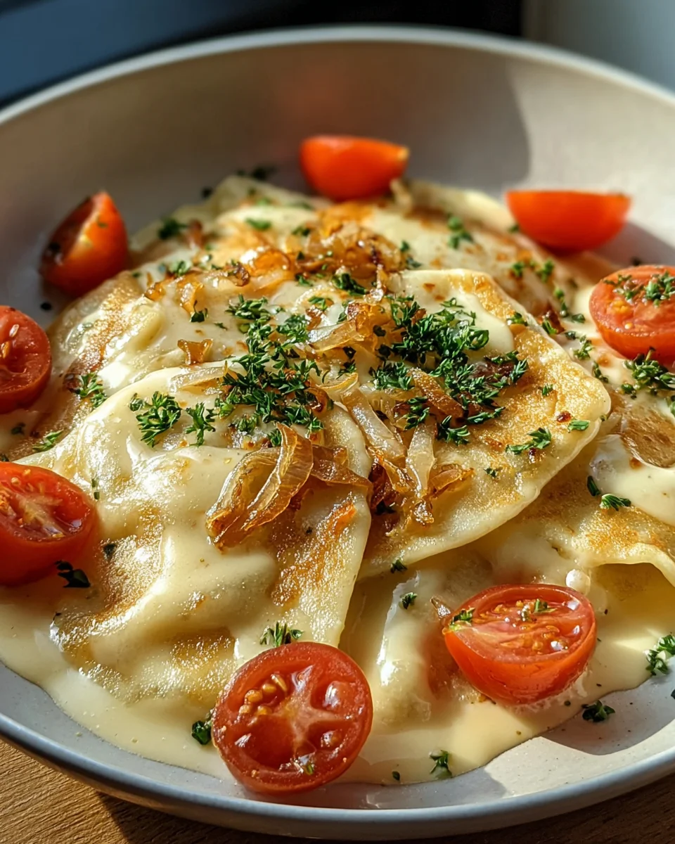 Cremige Maultaschen mit Käsesoße – Genussexplosion pur!