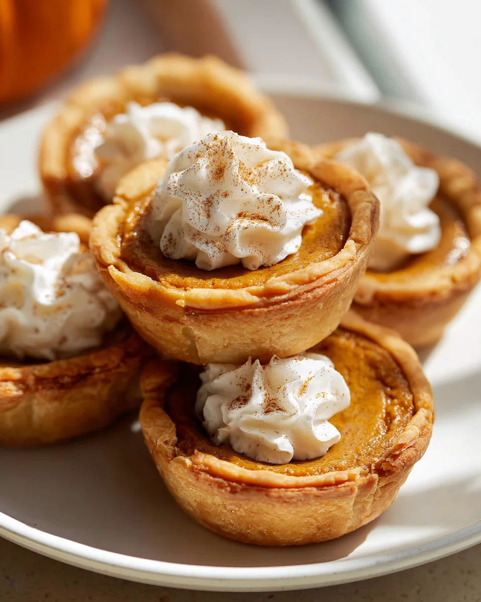 Leckere Mini Pumpkin Pies – Perfekt für Herbstgenüsse!