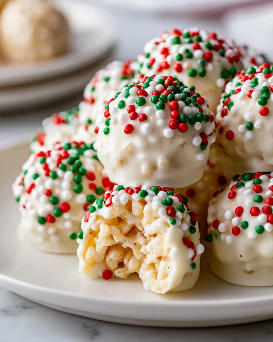 Leckere White Chocolate Rice Krispie Balls für jeden Anlass