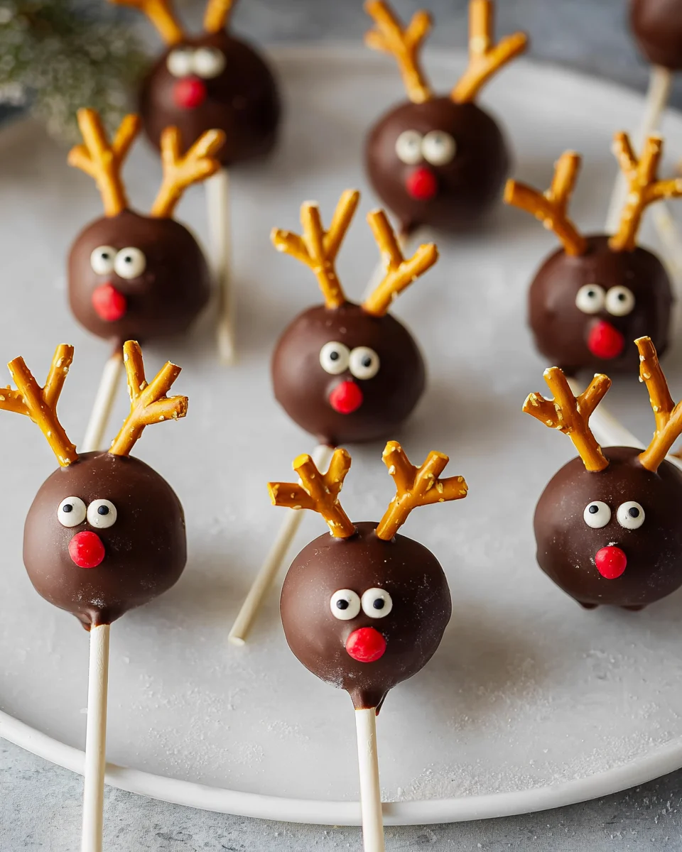 Vegan Reindeer Cake Pops: Leckere, festliche Snack-Idee!