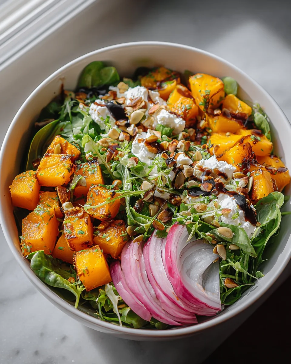 Kürbiskern-Ziegenkäse-Kastanien Bowl: Herzhaft & Lecker!