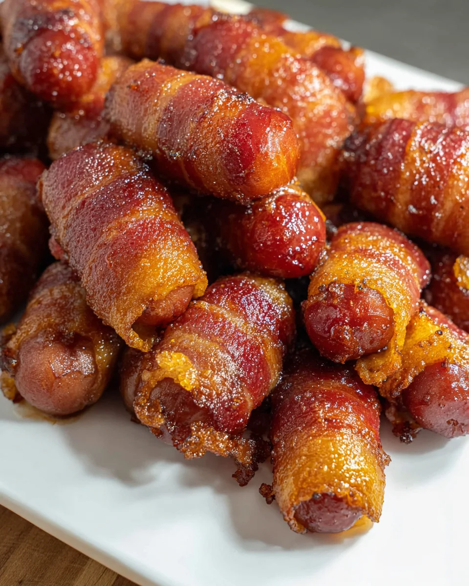 Beef Bacon Wrapped Little Smokies