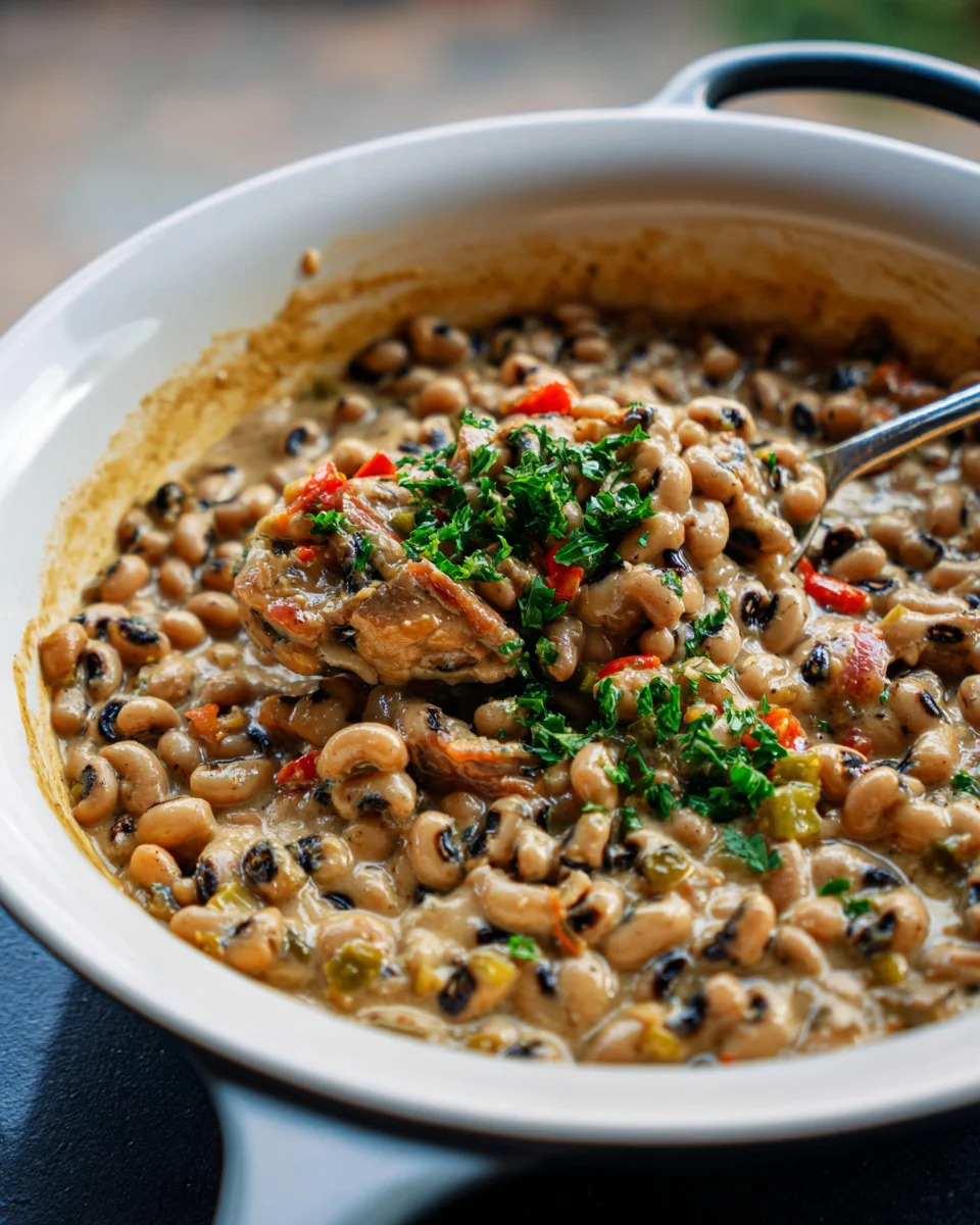 Cremige Black Eyed Peas