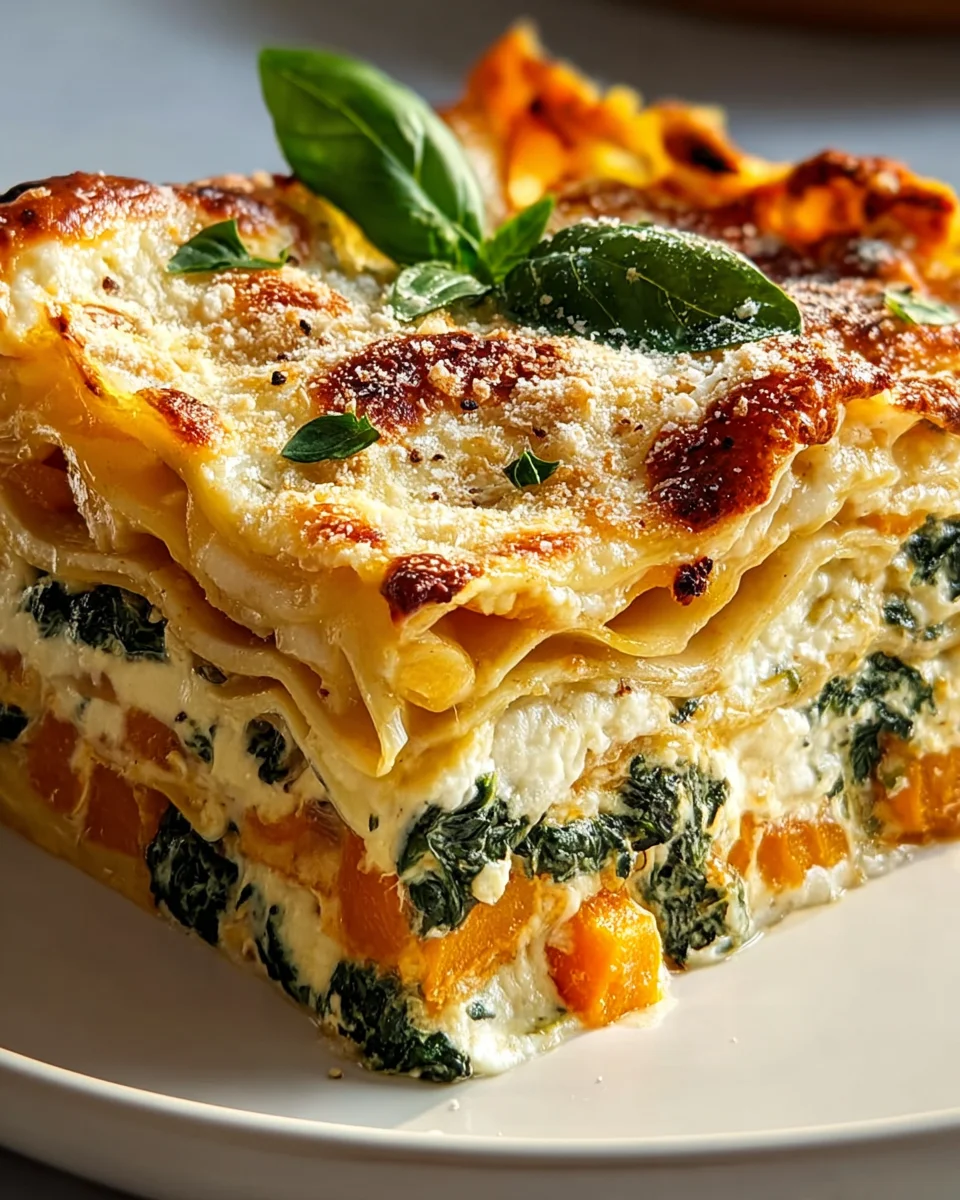 Kürbis Spinat Lasagne: Unglaublich lecker & einfach gemacht!