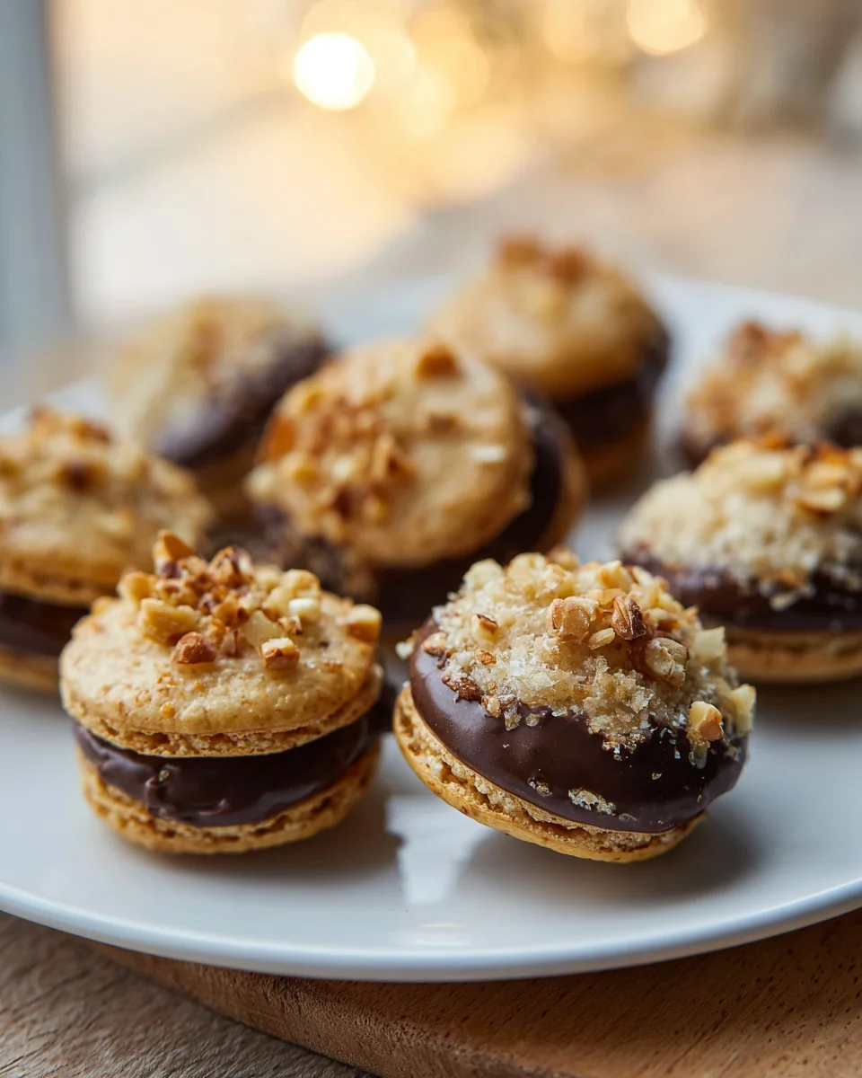 Saftige Nuss-Maronen Makronen - Mega lecker und alkoholfrei!