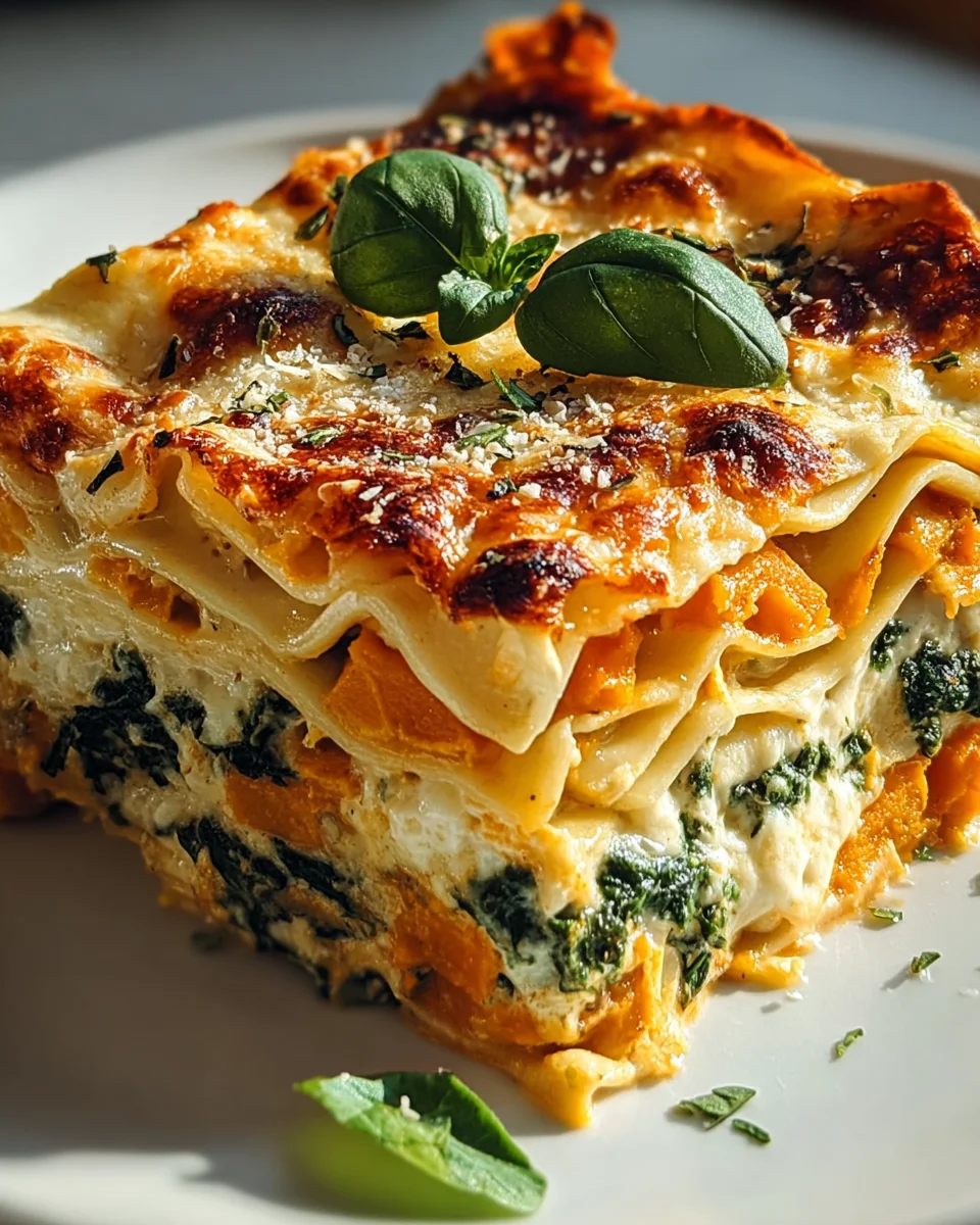 Kürbis Spinat Lasagne: Unglaublich lecker & einfach gemacht!